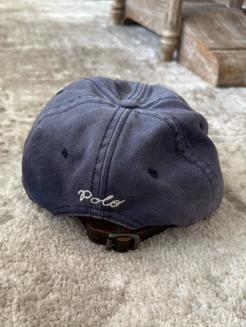 Ralph Lauren Blue Cotton Cap - Picture 3 of 5